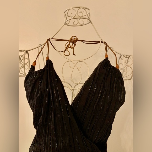 Sparkly black midi dress from ASOS - Picture 4 of 4